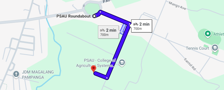 PSAU Map Location